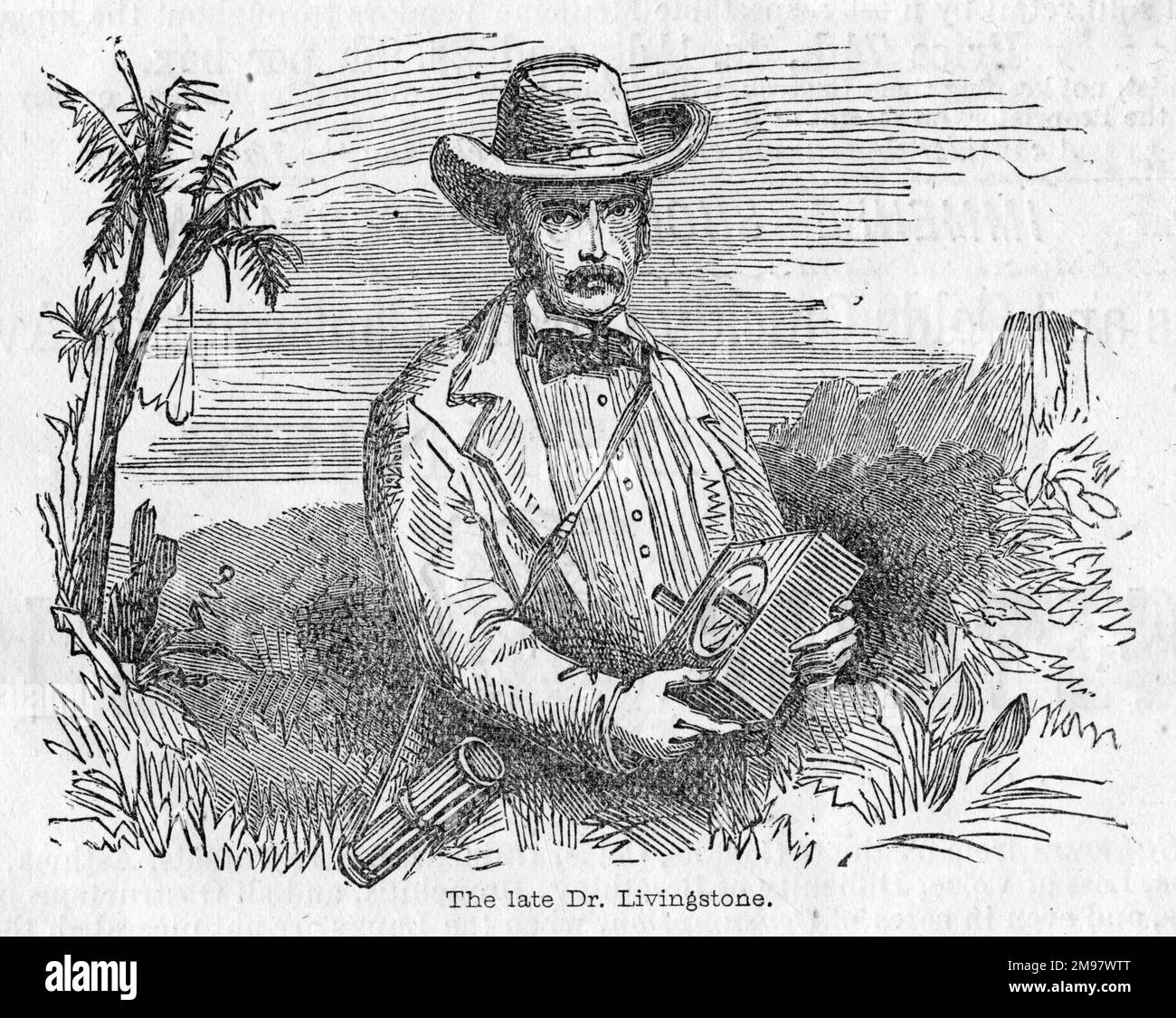 Dr David Livingstone, missionnaire et explorateur écossais. Banque D'Images