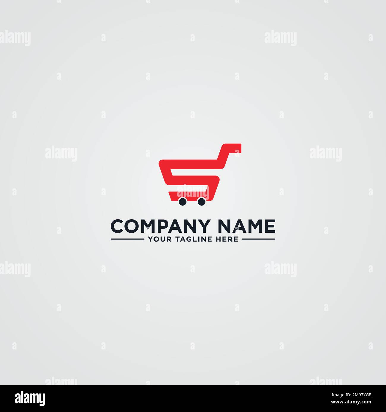 Logo lettre S, logo d'achat en ligne Illustration de Vecteur