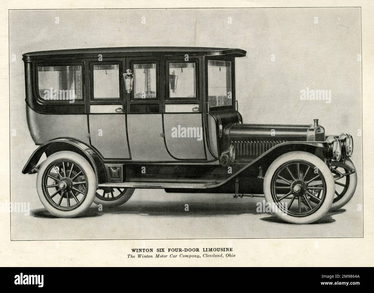 Winton six four-Door Limousine, The Winton Motor car Company, Cleveland, Ohio, États-Unis. Banque D'Images
