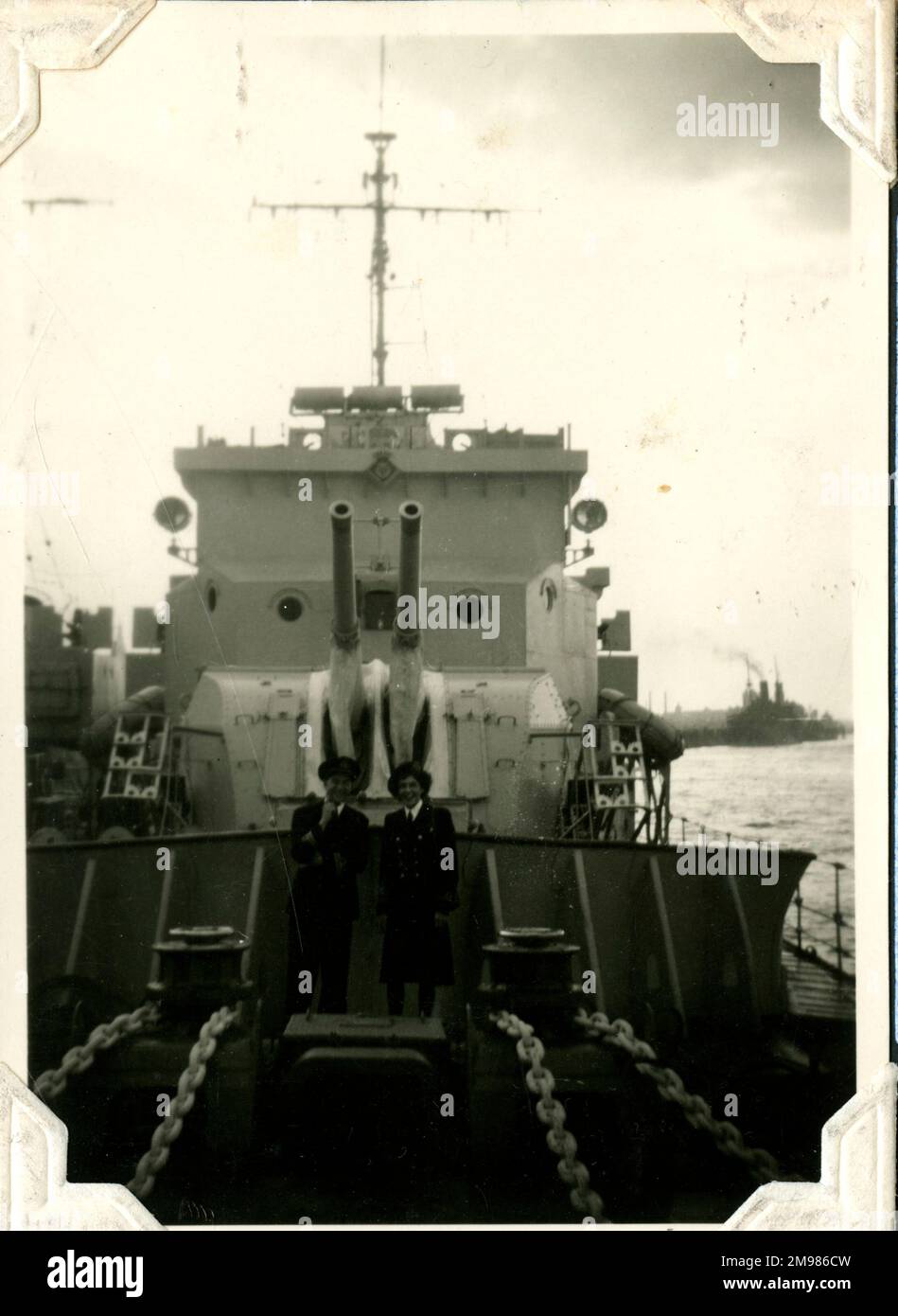 HMS Cottesmore, juillet 1945. Banque D'Images