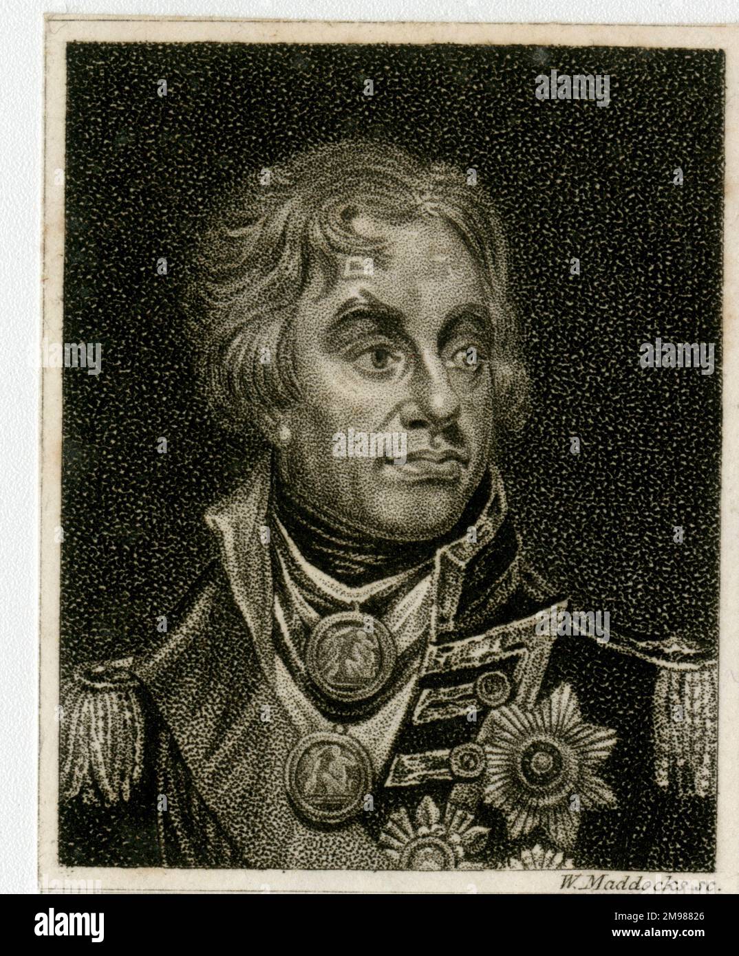 Lord Horatio Nelson (1758-1805), officier de marine britannique. Banque D'Images