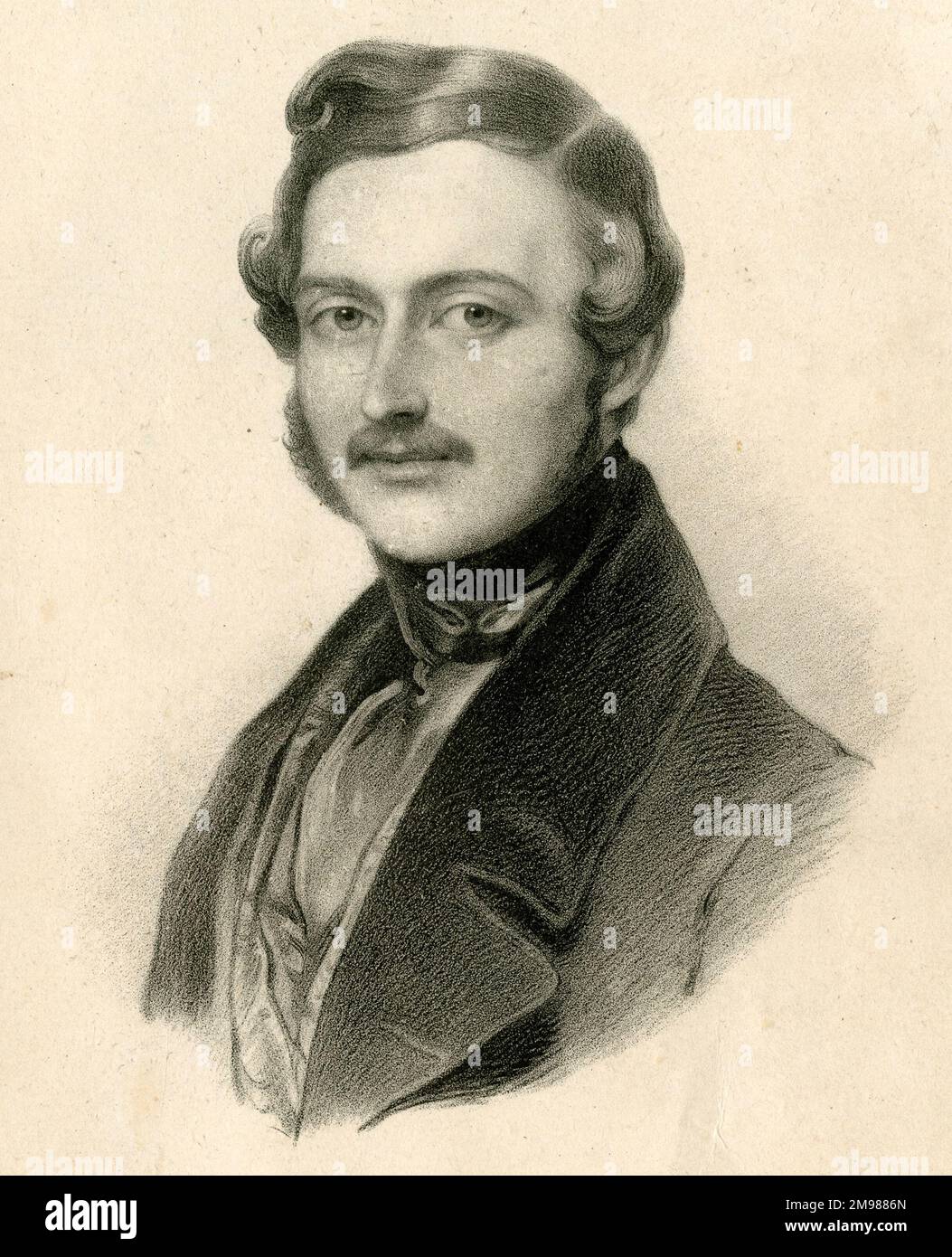 Prince Albert (1819-1861), consort de la reine Victoria. Banque D'Images