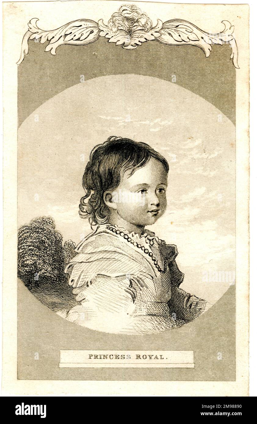 Victoria, princesse royale (1840-1901), fille aînée de la reine Victoria. Banque D'Images