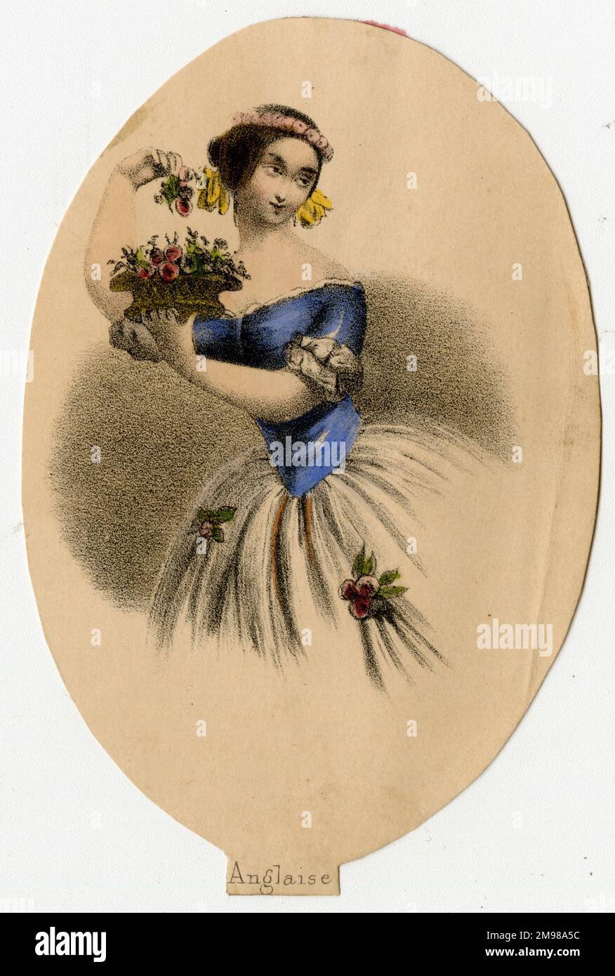Danseuse de ballet anglaise. Banque D'Images
