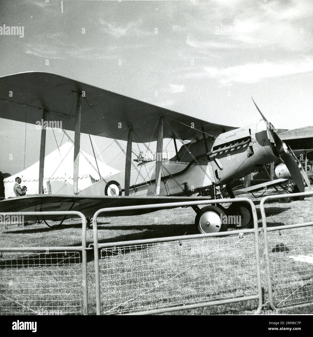 Bristol Fighter au 50 ans de Flying Display à Hendon en juillet 1951. Banque D'Images