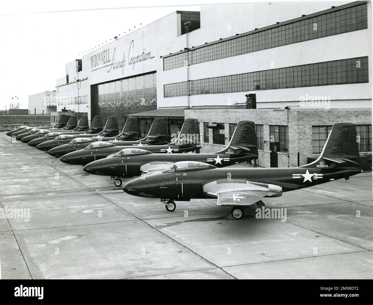 Production McDonnell F2H-1 Banshees. Banque D'Images