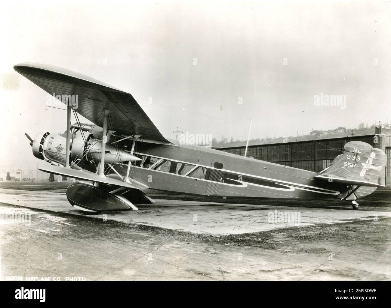 Boeing modèle 226, NC-233M, de la Standard Oil Company. Banque D'Images