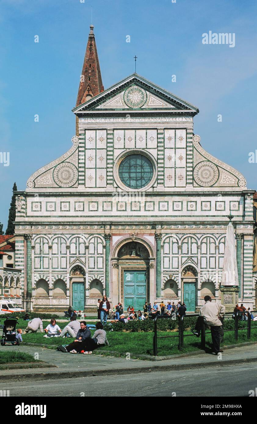 Santa Maria Novella, Florence Italie Banque D'Images