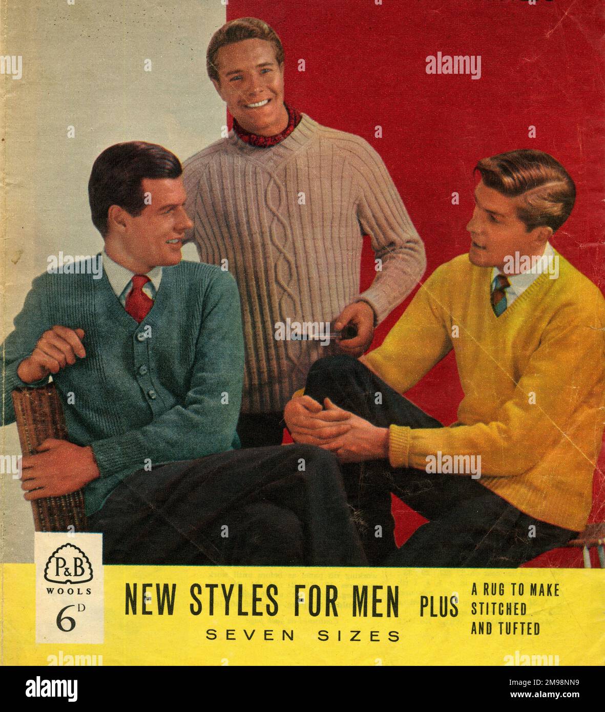 Tricots, Cardigan et sweaters mode pour Homme. Banque D'Images