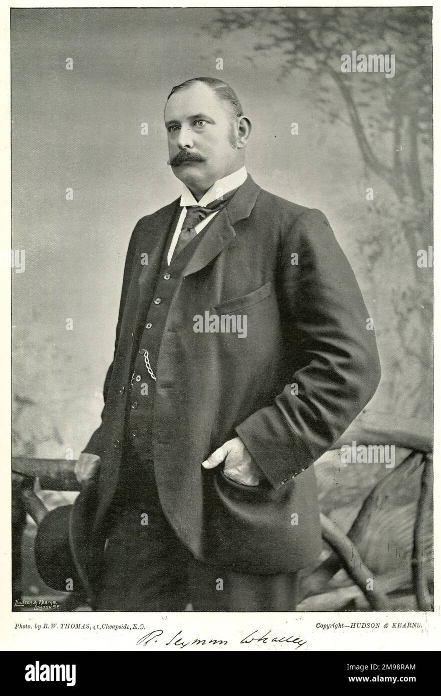 Seymour Whalley, vice-président de l'Union de rugby. Banque D'Images