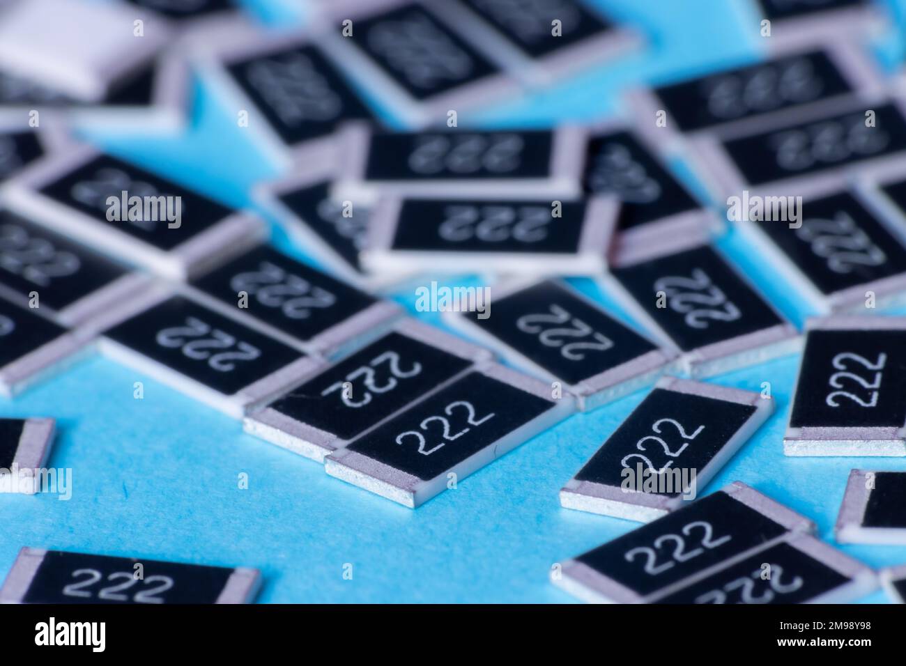 Résistances SMD 2512 CASE 1W, composants passifs Banque D'Images