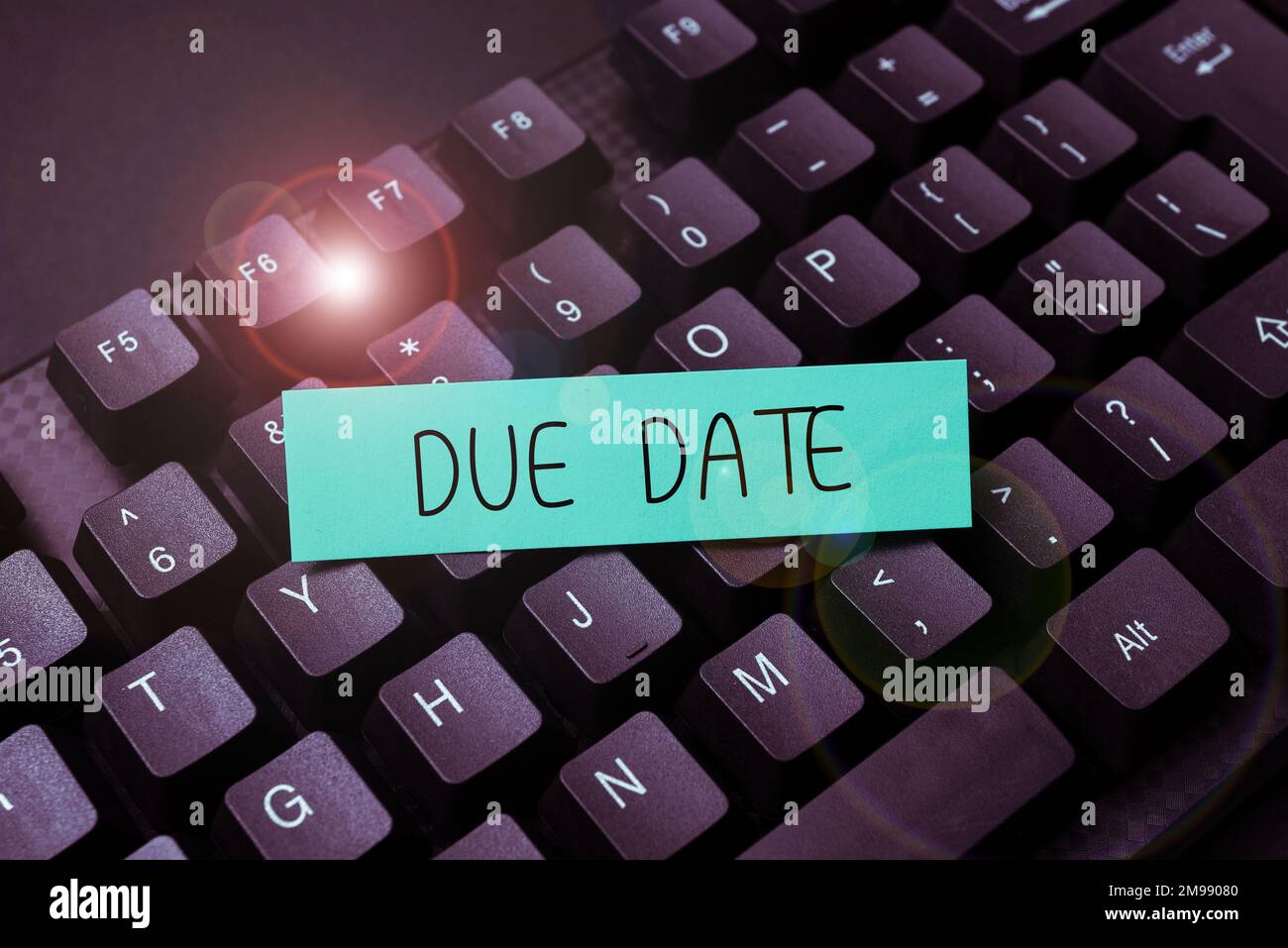 Inspiration indiquant la date d'échéance du signe, photo conceptuelle la date à laquelle le