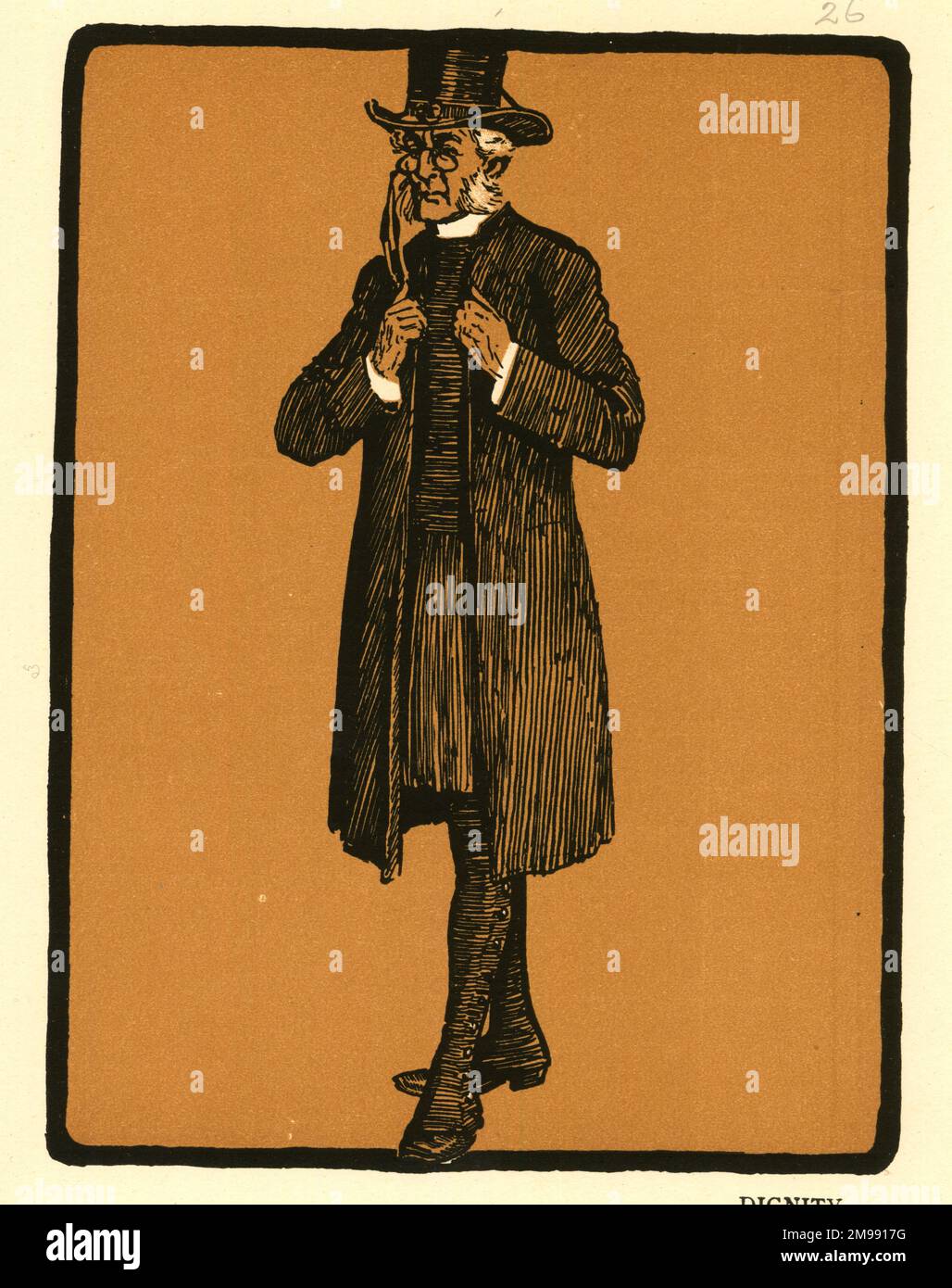 Quelques types de commis par John Kendal, dignité. Banque D'Images