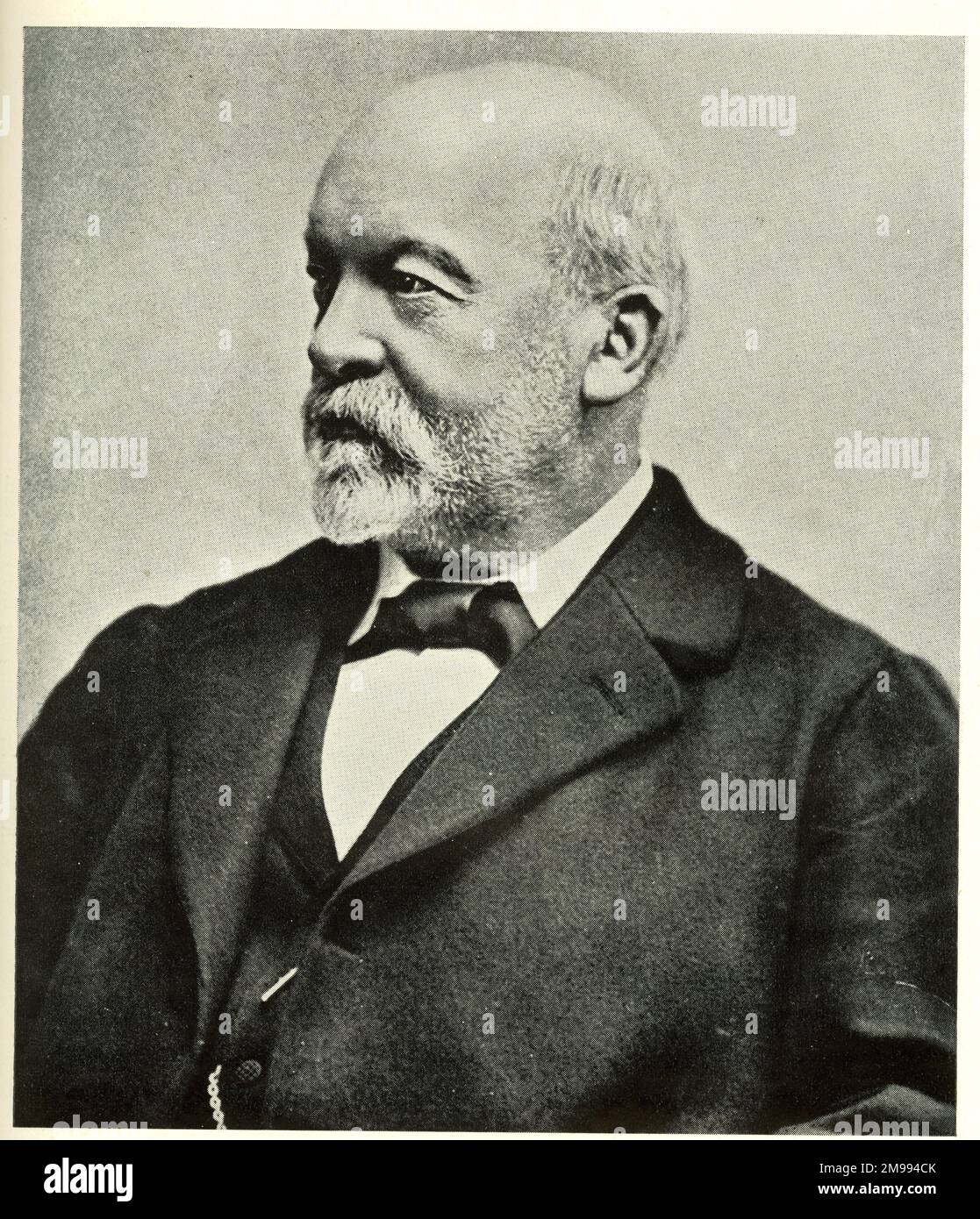Gottlieb Daimler (1834-1900), industriel allemand, ingénieur et concepteur automobile. Banque D'Images