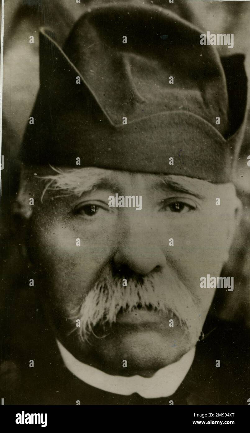 Georges Benjamin Clemenceau, Premier ministre de France pendant la première Guerre mondiale. Banque D'Images
