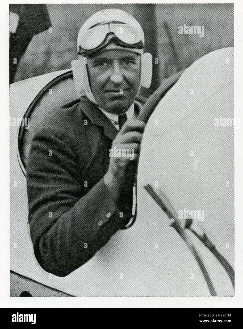 J G Parry Thomas, pilote de course automobile. Banque D'Images