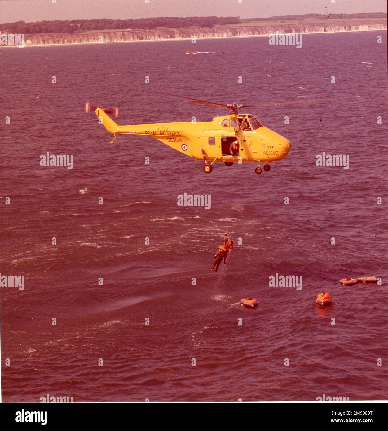 Westland tourbillon HARMk10, XJ729 en juin 1973. Banque D'Images