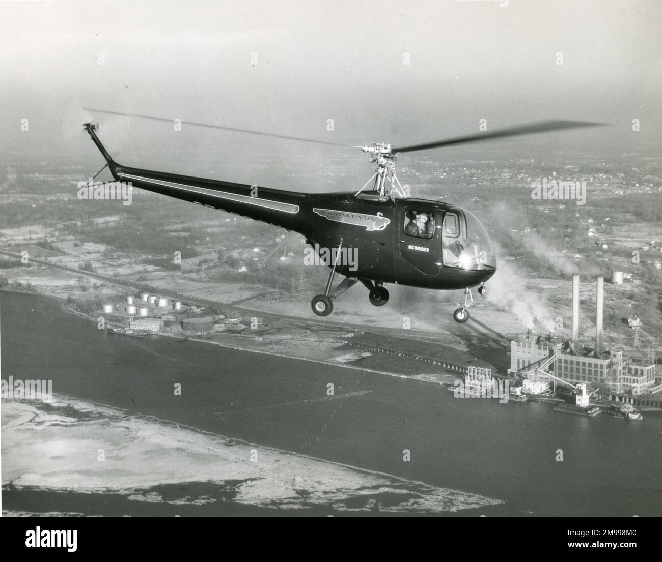 Sikorsky S-52 ou H-18, NC92823. Banque D'Images