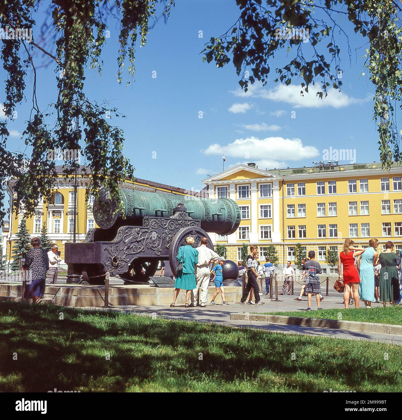 Tsar Pushka Imperial Cannon, Kremlin de Moscou, Moscou, District central, Russie Banque D'Images