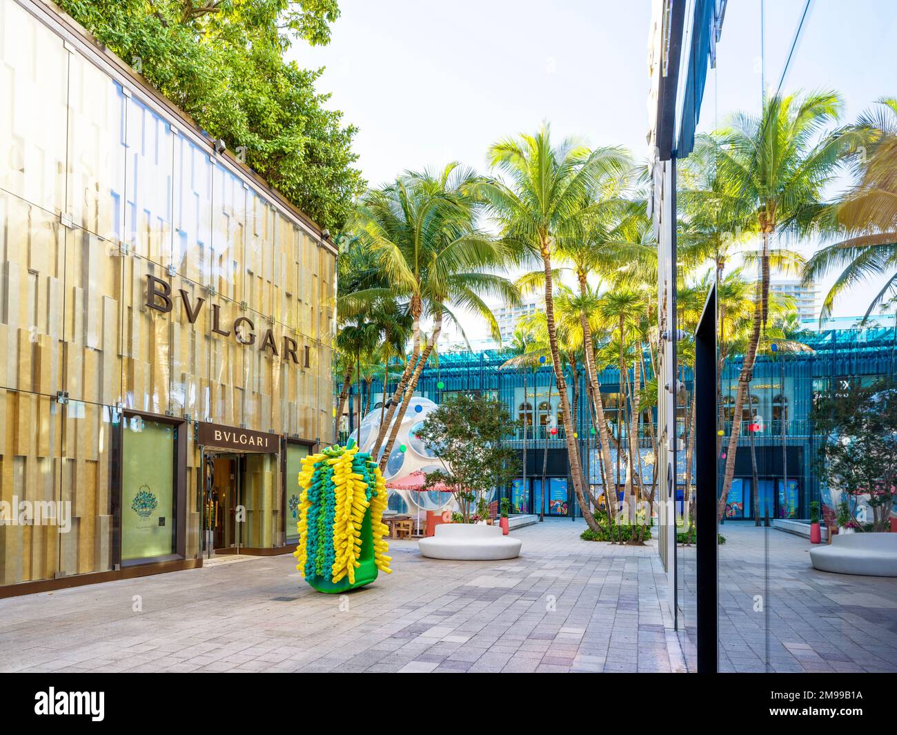 Le plus récent Art Work exposition Design District Miami Design District Miami,Florida,USA Banque D'Images