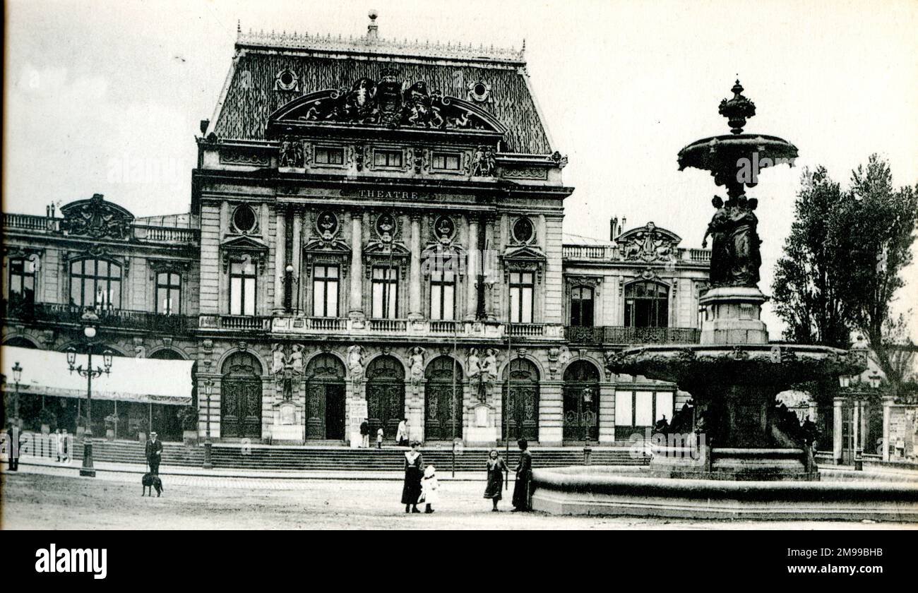 Théâtre à Cherbourg, France. Banque D'Images