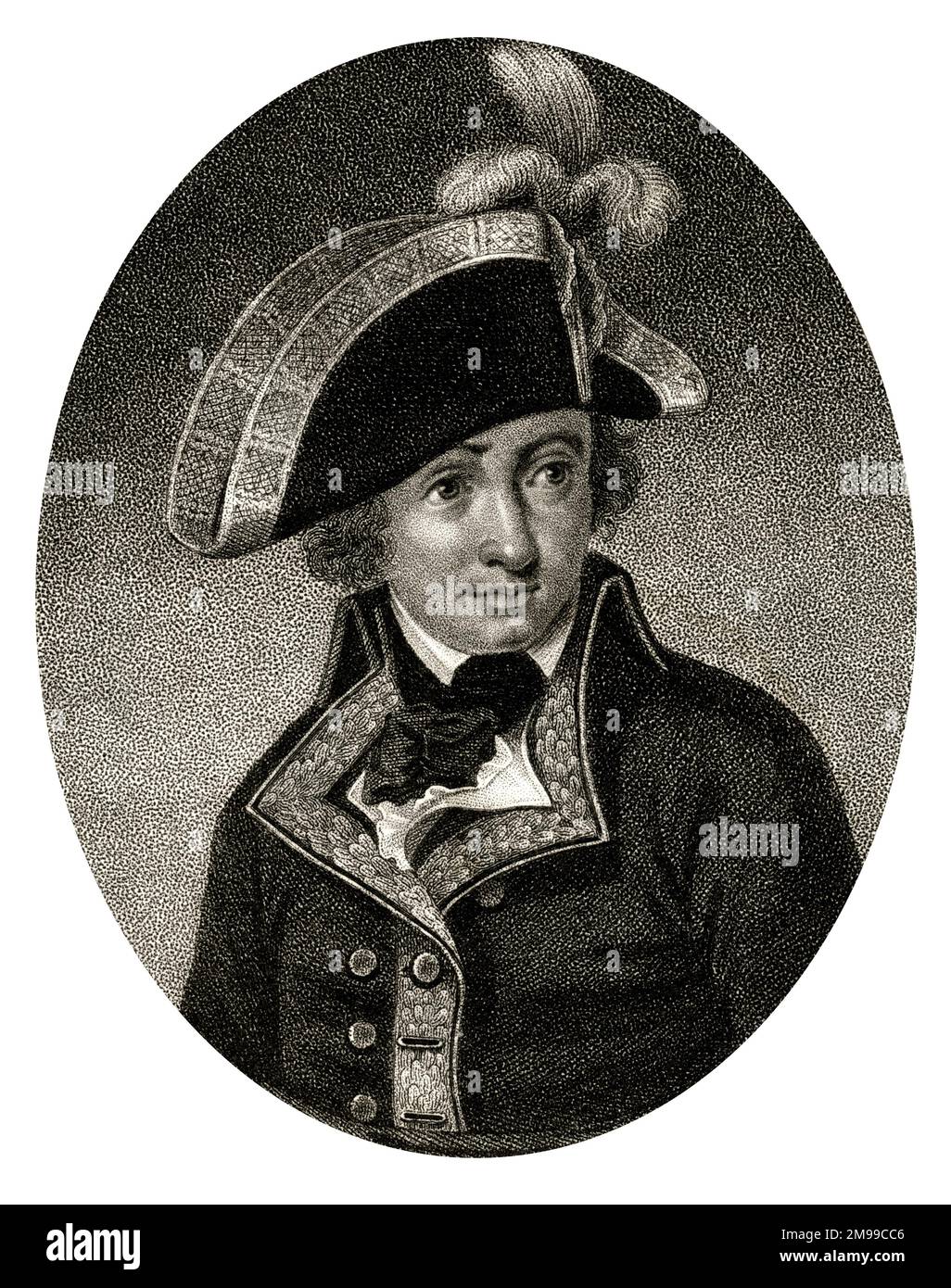 Jean-Charles Pichegru (1761-1804), général français des guerres révolutionnaires. Banque D'Images