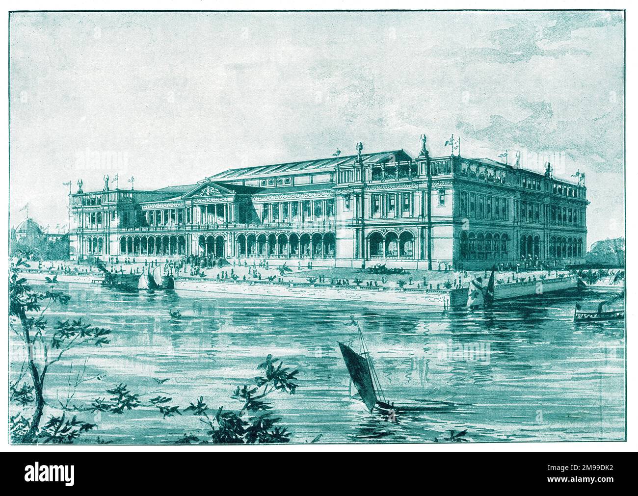 Women's Building, exposition universelle, Chicago, États-Unis. Banque D'Images