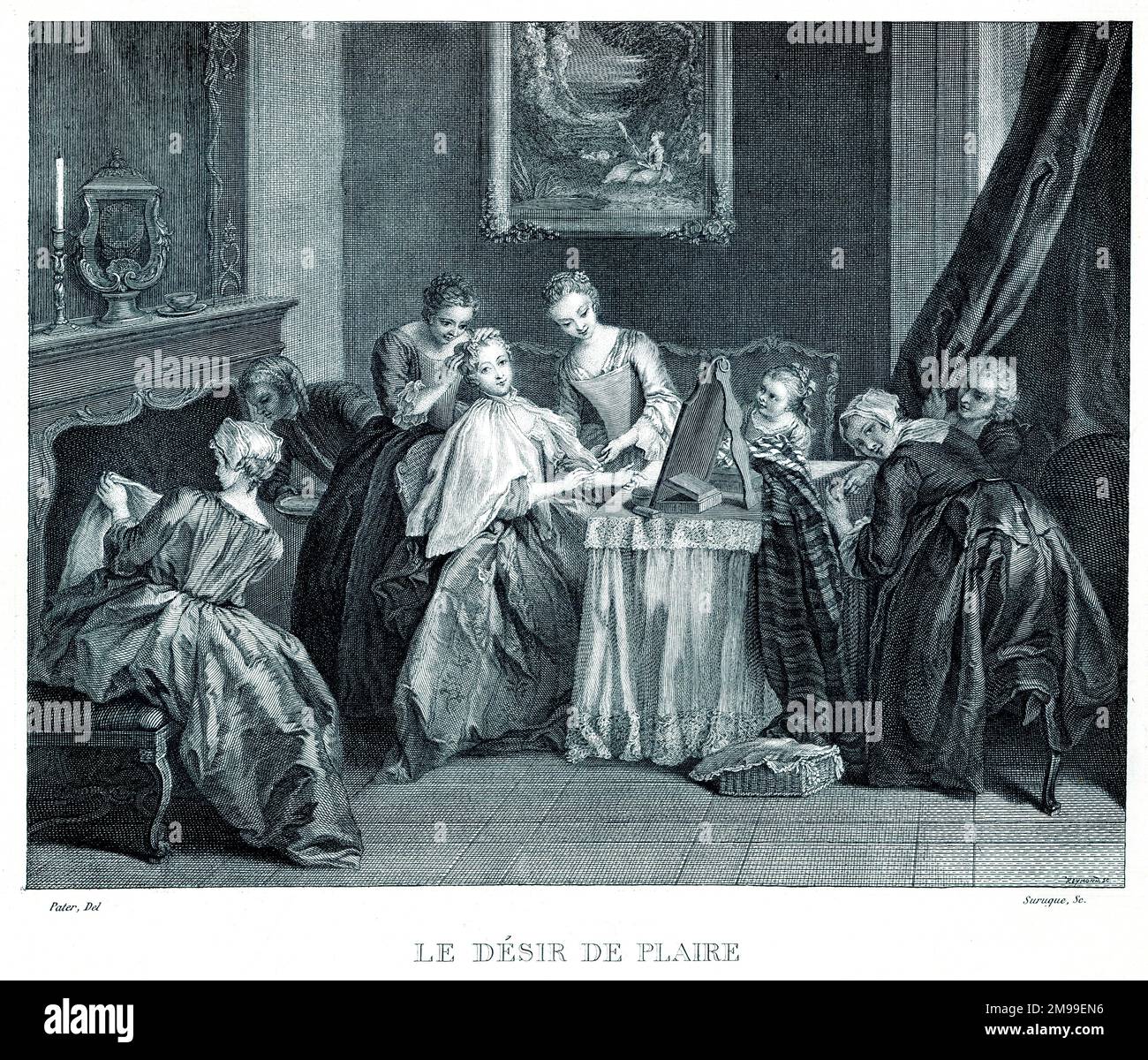 Impatient de s'il vous plaît - le Desir de Plaire. Banque D'Images