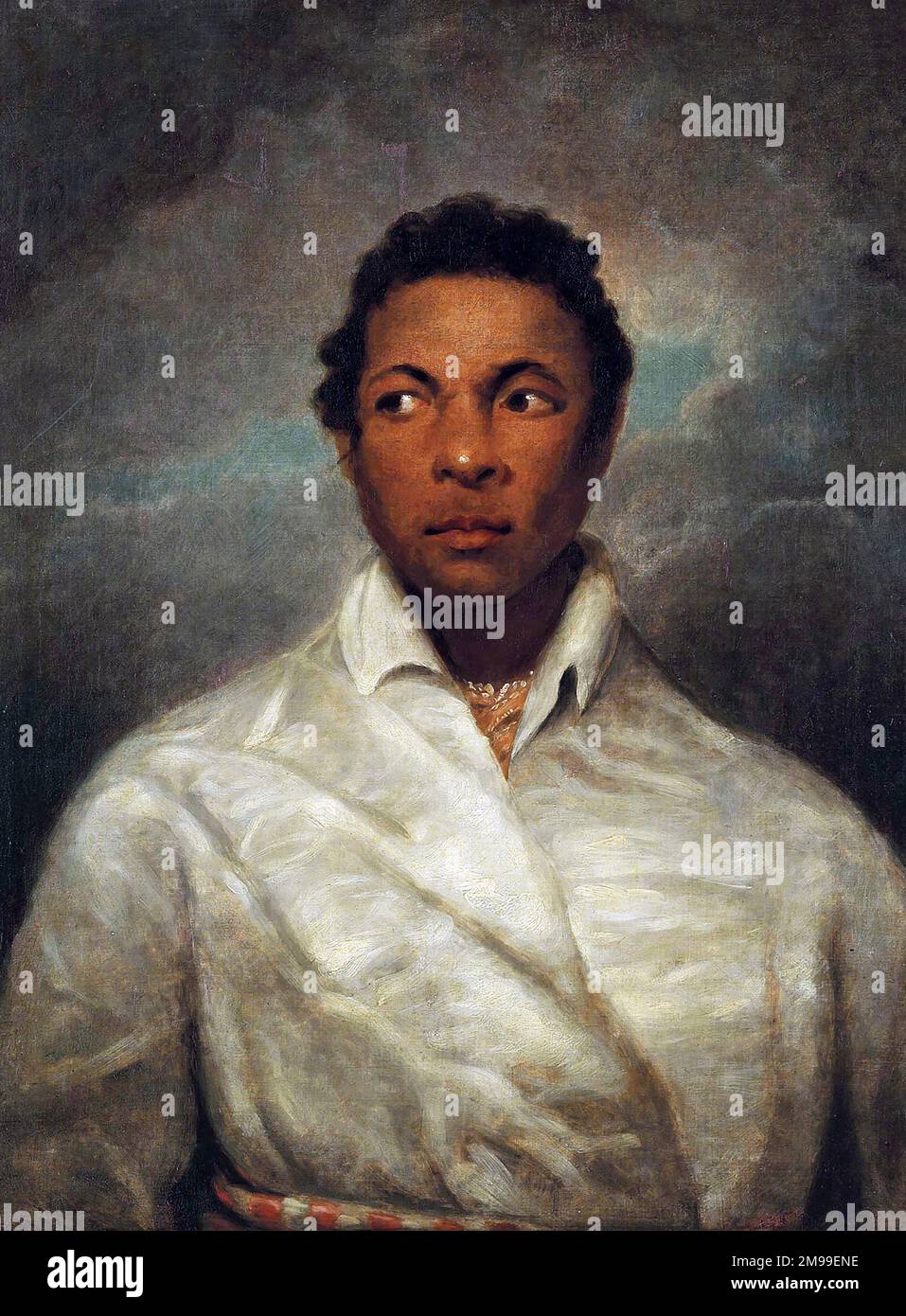 Ira Aldridge. Portrait de l'acteur britannique d'origine américaine Ila Frederick Aldridge (1807-1867) par James Northcote, huile sur toile, 1826 Banque D'Images