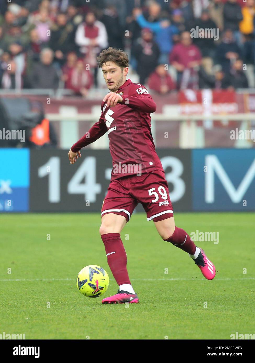Turin, Italie. 15th janvier 2023. Alexey Miranchuk (FC de Turin) pendant le FC de Turin vs Spezia Calcio, football italien série A match à Turin, Italie, 15 janvier 2023 crédit: Agence de photo indépendante/Alamy Live News Banque D'Images