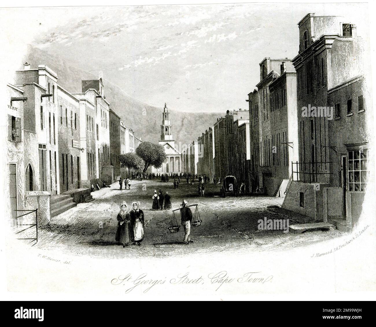 St George's Street, le Cap, Afrique du Sud. Banque D'Images