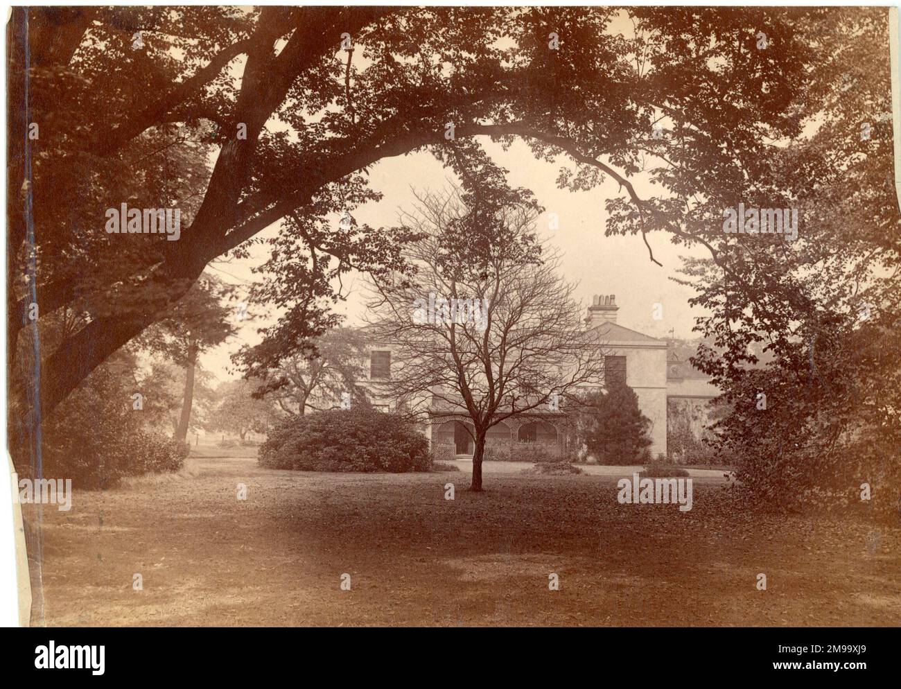 La résidence de James Watt, Heathfield Hall, Handsworth, propriété plus tard de George Tangye. Banque D'Images