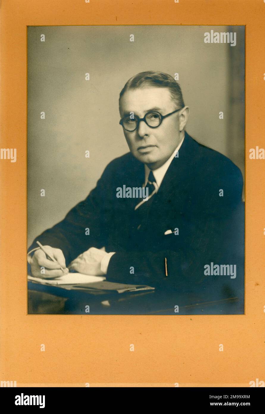 Président de l'IAE, 1944-45, John Shearman, par Elliott et Fry. Banque D'Images