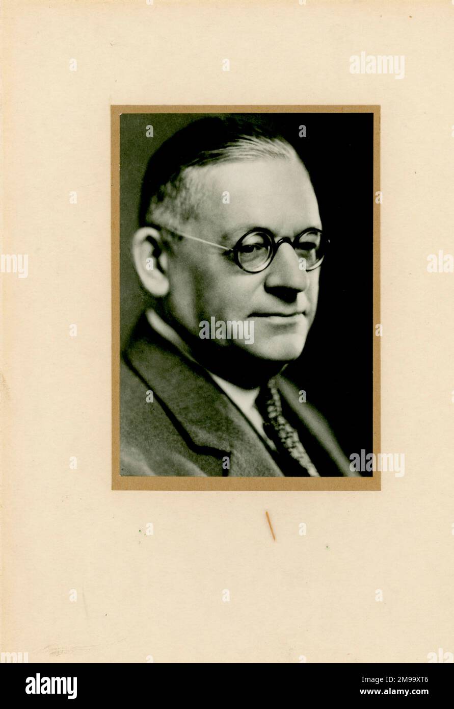 Président de l'IAE, 1933-34, Charles Richard Fox Engelbach, Banque D'Images