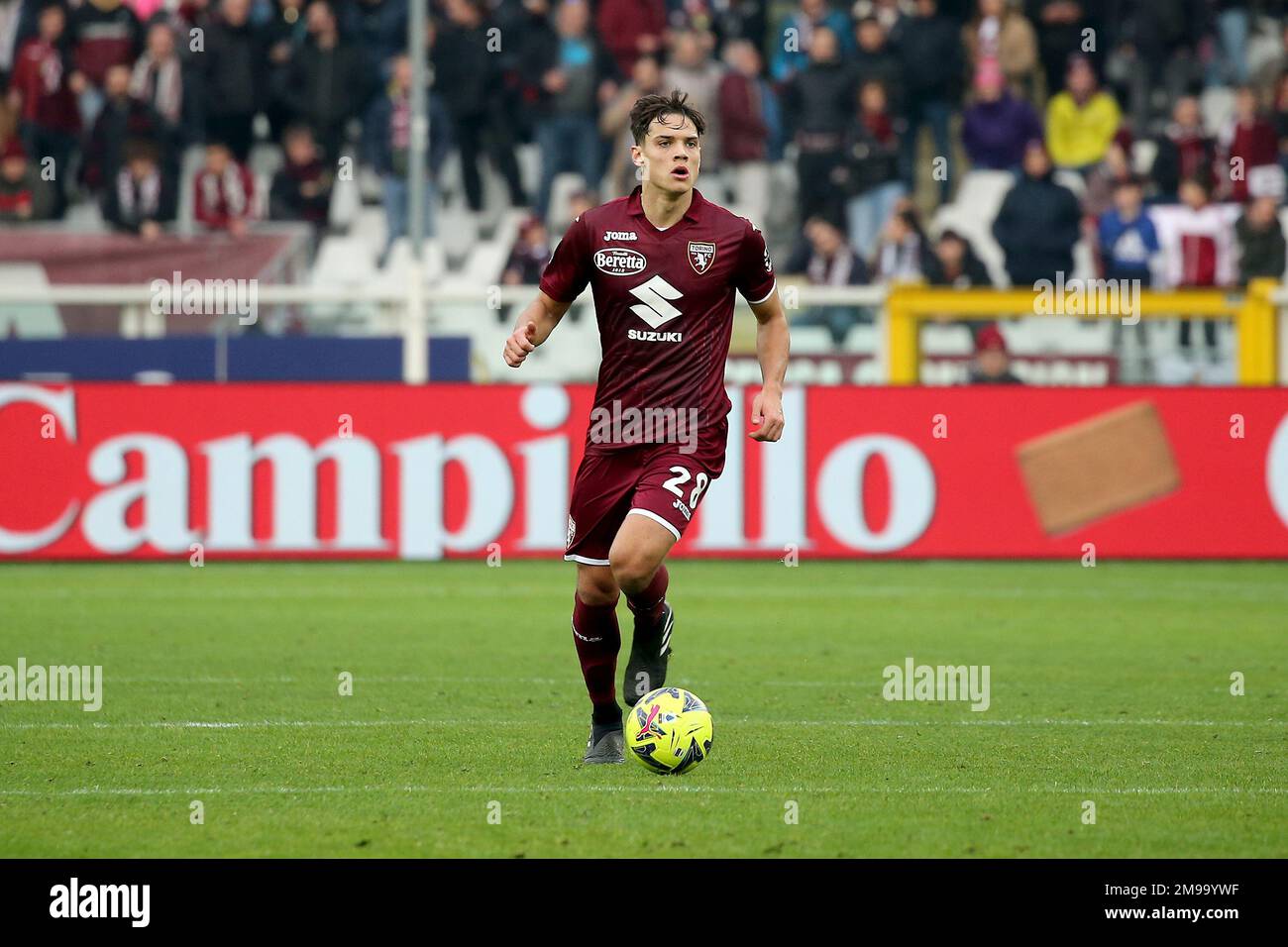 Samuele Ricci (Torino FC) pendant le Torino FC vs Spezia Calcio, football italien série A match à Turin, Italie, 15 janvier 2023 Banque D'Images