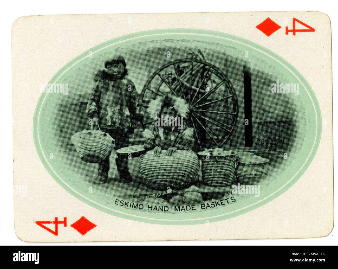 Eskimo fait main paniers, Alaska Yukon Pacific exposition, Seattle, États-Unis. Banque D'Images