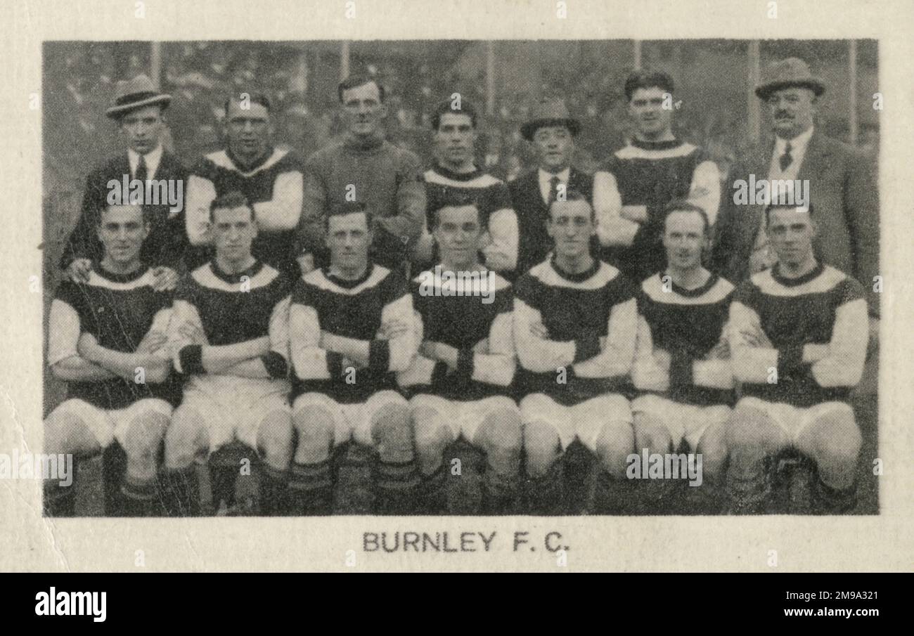 Burnley football Club - équipe Banque D'Images