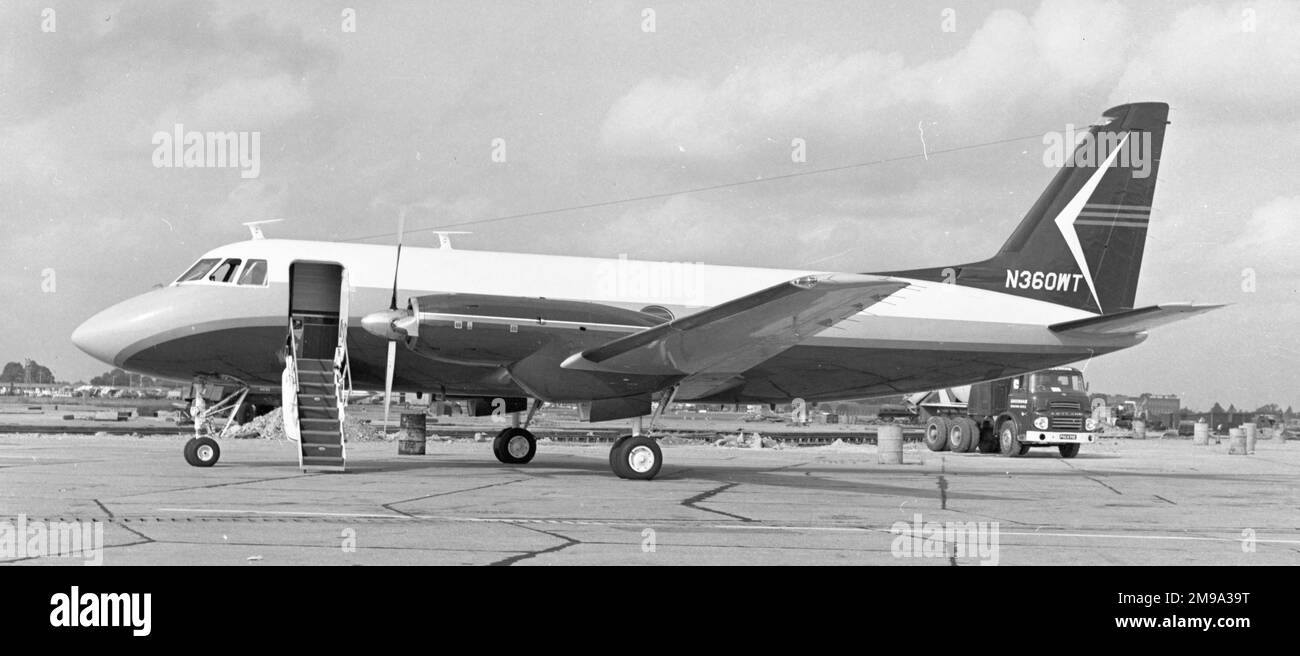 Grumman G-159 Gulfstream I N360WT Banque D'Images