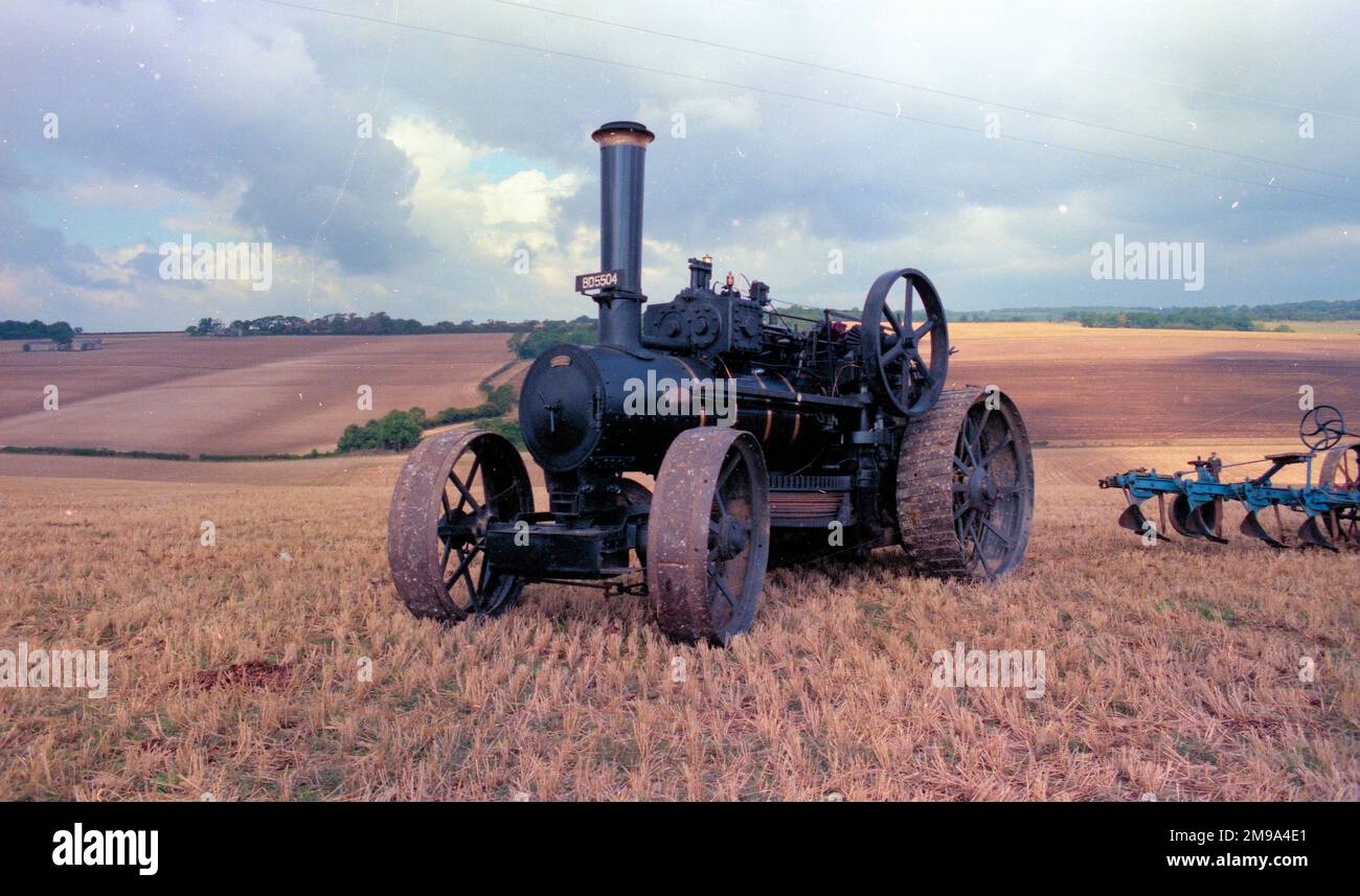 McLaren labour Engine, regn. BD5504, numéro 1552, héros. Construit par J&H McLaren & Co., à Hunslet en 1919, alimenté par une machine à vapeur composée 16 NHP. Banque D'Images