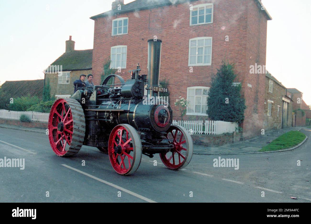 Foster General Purpose Engine, regn. CT6708, numéro 14422. Construit en 1924 par William Foster & Co. À Lincoln, alimenté par un moteur à vapeur à cylindre unique 7 NHP. Banque D'Images