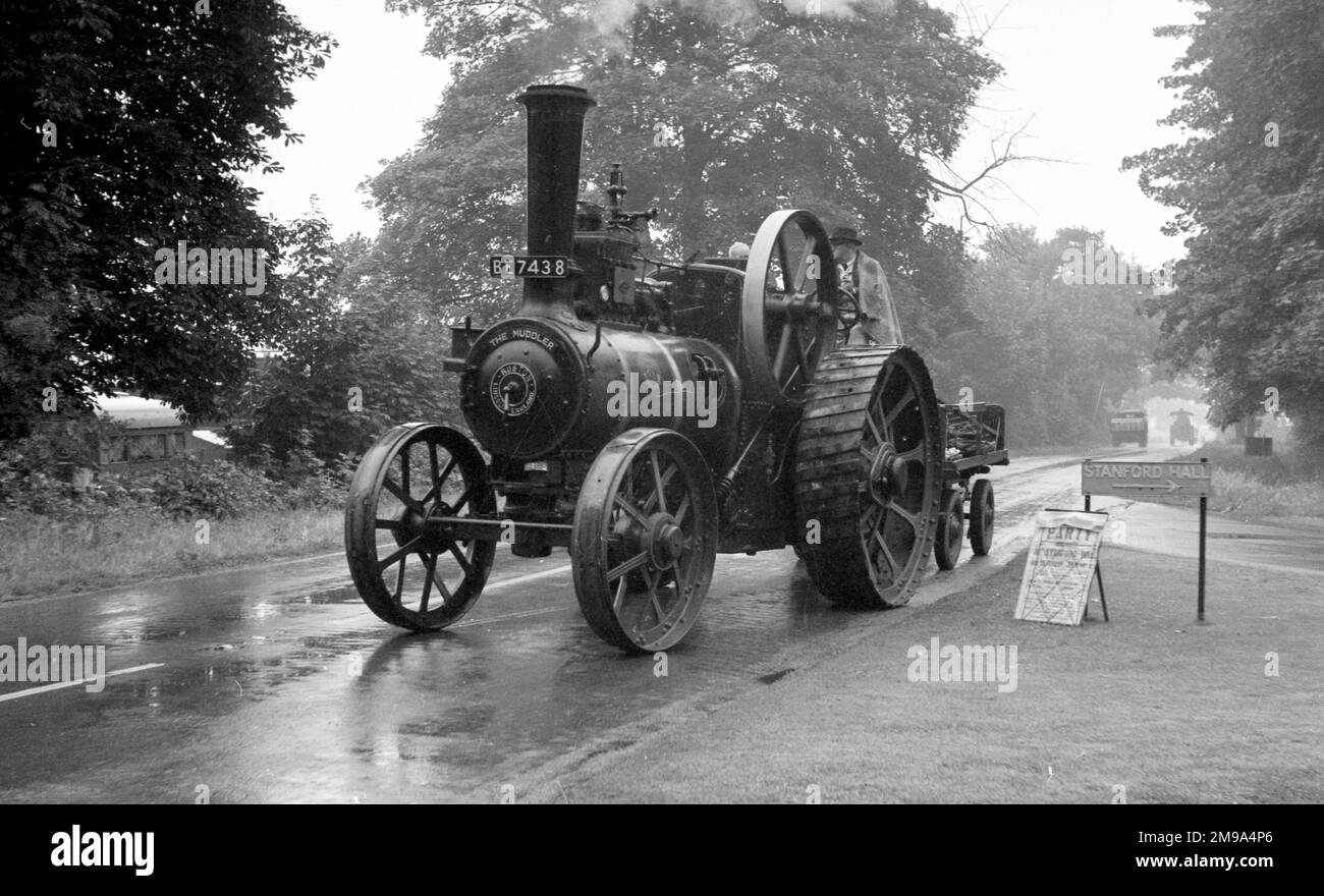 Moteur à usage général de classe Ruston & Proctor SHS, version BE 7438 , numéro: 35501, 'le muddler'. Construit en 1908, par Ruston, Proctor and Company of Lincoln, avec un moteur à un cylindre 8 NHP. Banque D'Images