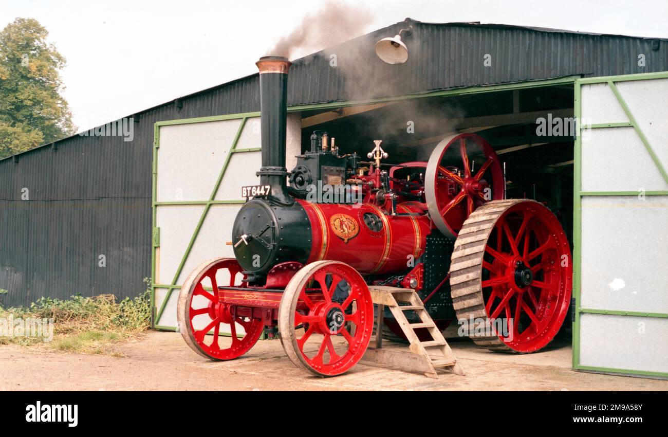 Fabricant: Marshall Type: Usage général Numéro du moteur: 76751 Construit: 1923 enregistrement: BT 6447 cylindres: Un seul PSN: 7 Banque D'Images