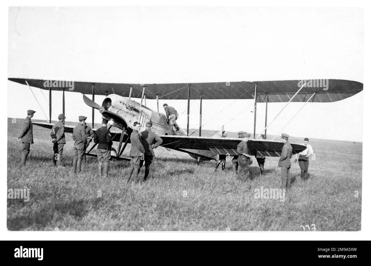 Royal Aircraft Factory R.E.5. Les 5th ou 6th R.E.5 avec les plans principaux supérieurs étendus. Banque D'Images