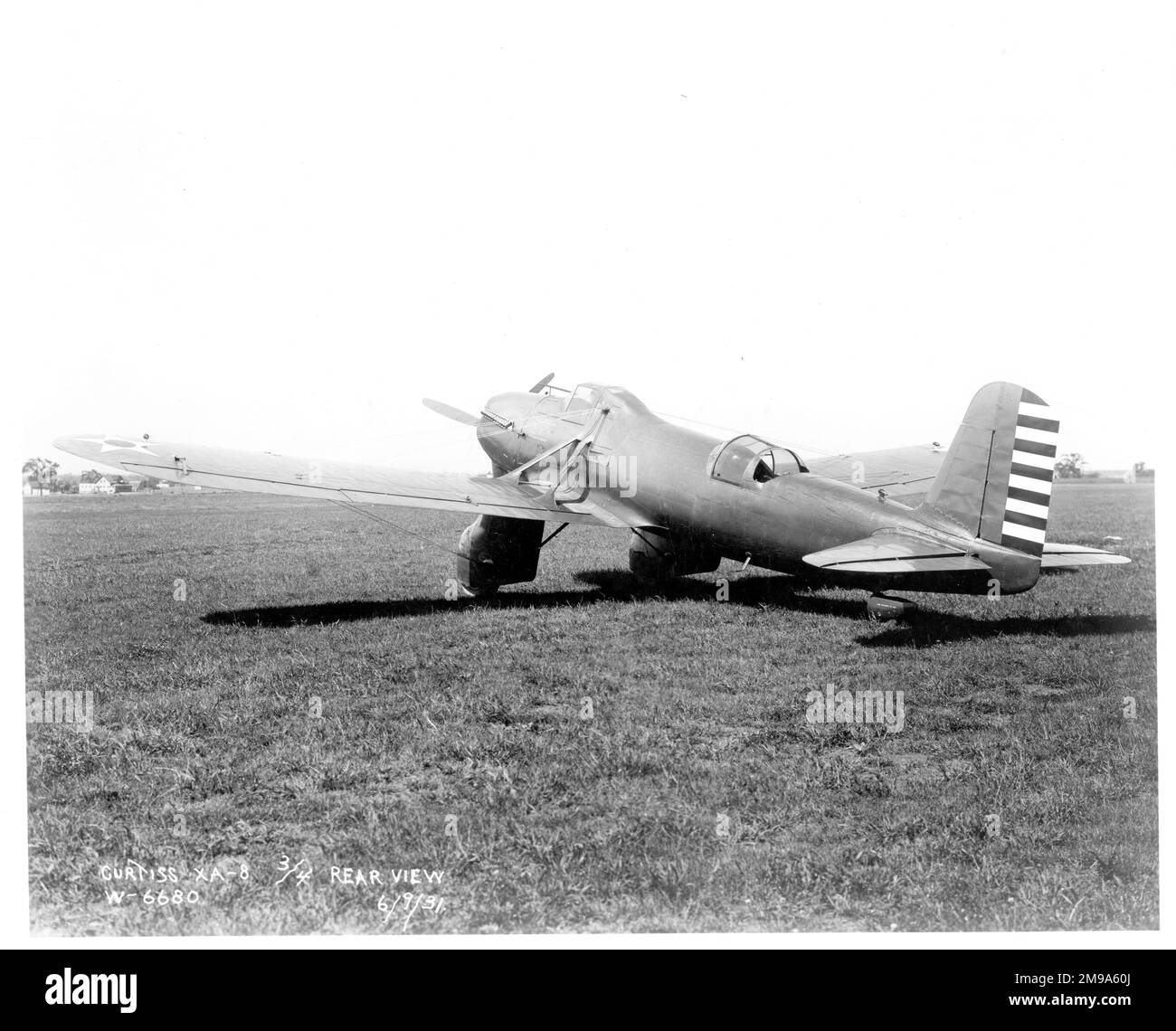 Curtiss XA-8 30-387. Banque D'Images