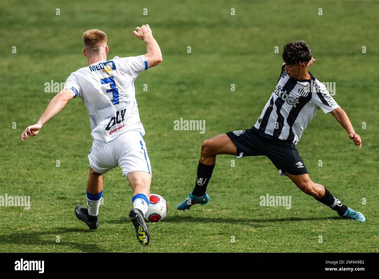 Diadema, Brésil. 17th janvier 2023. SP - Diadema - 01/17/2023 - 2023 SAO PAULO CUP, SANTOS X AGUA SANTA photo: Marcello Zambrana/AGIF/Sipa USA crédit: SIPA USA/Alay Live News Banque D'Images