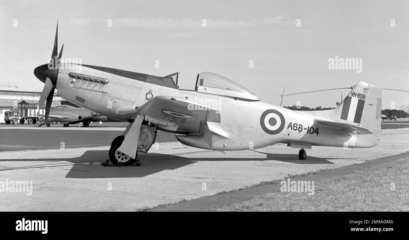 Commonwealth CA-18 Mk.21 Mustang VH-BOB / A68-014 (msn 1429) livré à la Royal Australian Air Force le 20/11/47. Banque D'Images