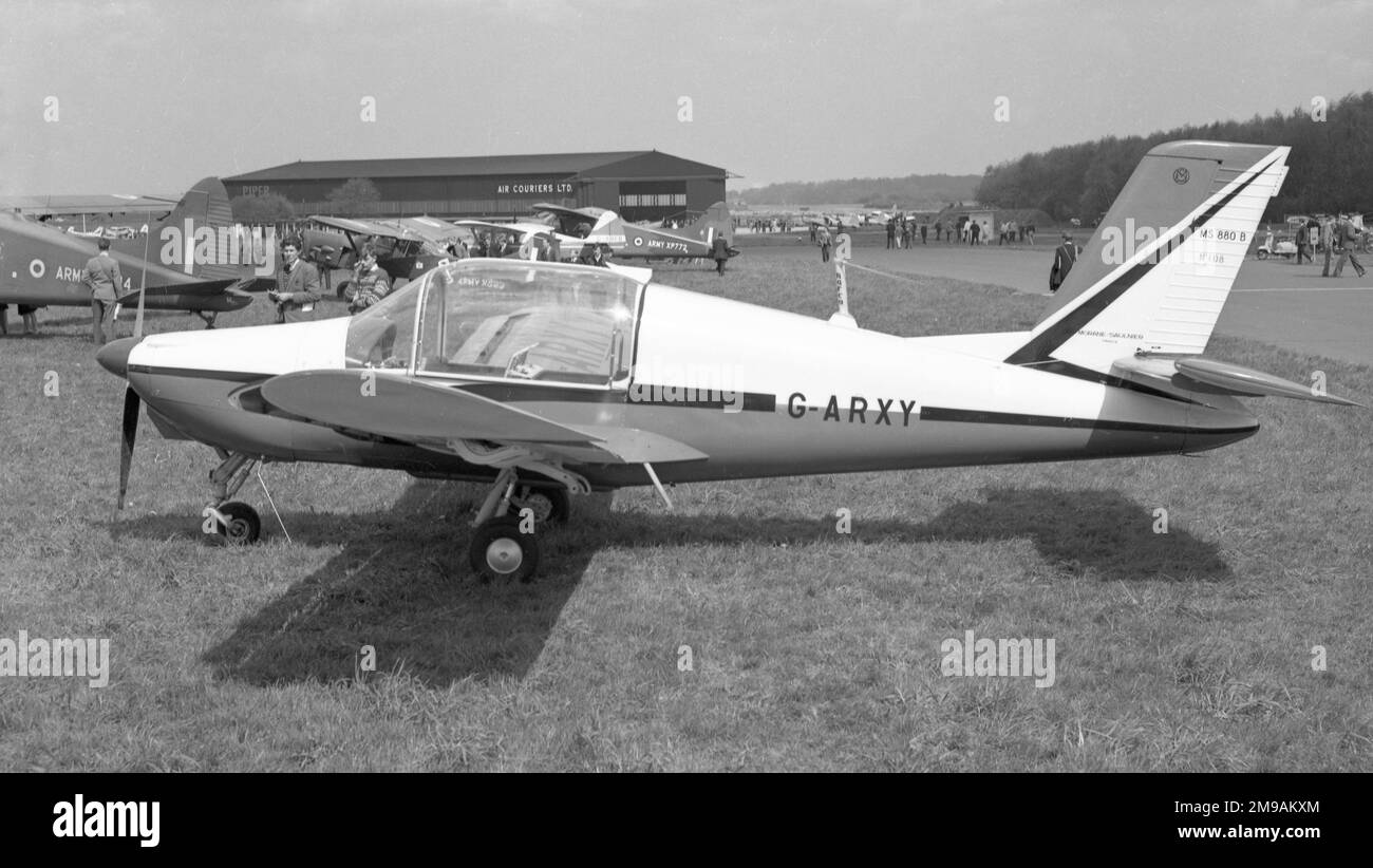 Avion morane saulnier ms Banque d'images noir et blanc - Alamy