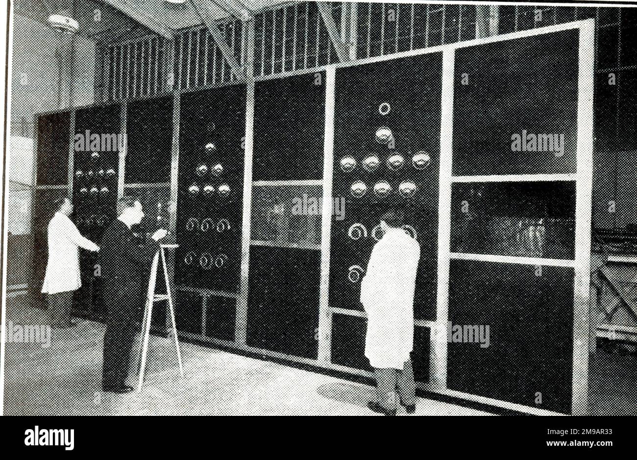 L'émetteur radio à ondes ultra-courtes 10KW de Baird à sa station expérimentale utilisé pour envoyer la télévision dans le Grand Londres et les comtés d'origine Banque D'Images