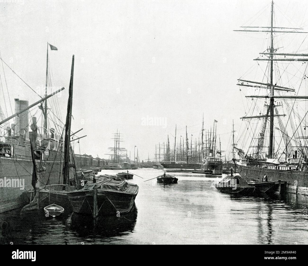 West India Docks, River Thames, Londres Banque D'Images