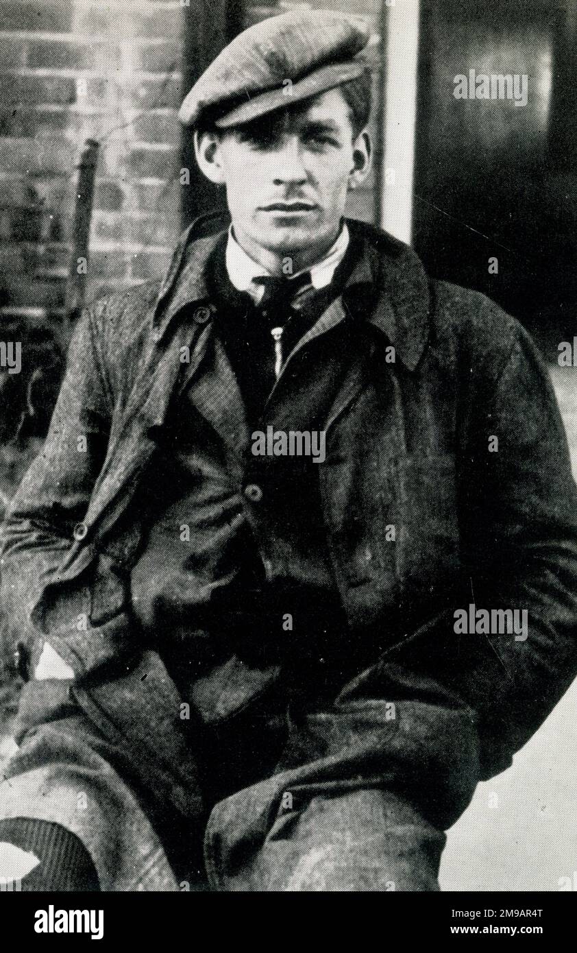 Le pilote de chasse de la RAF portant le déguisement dans lequel il a échappé à l'avis de l'armée allemande en WW2 Banque D'Images